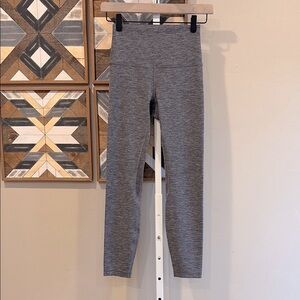 Lululemon Lululemon Align Pant 25" Leggings Heathered Black Grey 4 EUC
